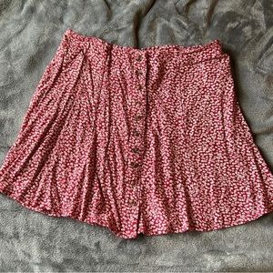American Eagle Floral Mini Skirt